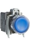 SCHNEIDER XB4BW36B5 LED-es világító nyomógomb, kék, 24V