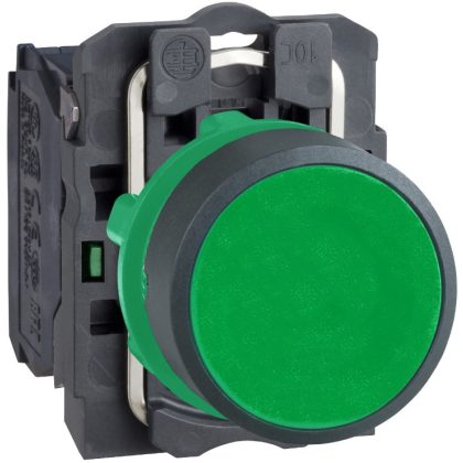 SCHNEIDER XB5AA31 Komplett nyomógomb, zöld