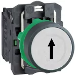SCHNEIDER XB5AA3341 Komplett nyomógomb, fehér