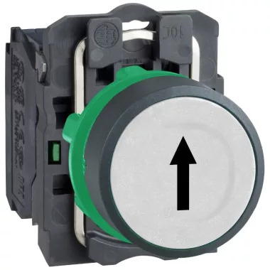 SCHNEIDER XB5AA3341 Komplett nyomógomb, fehér