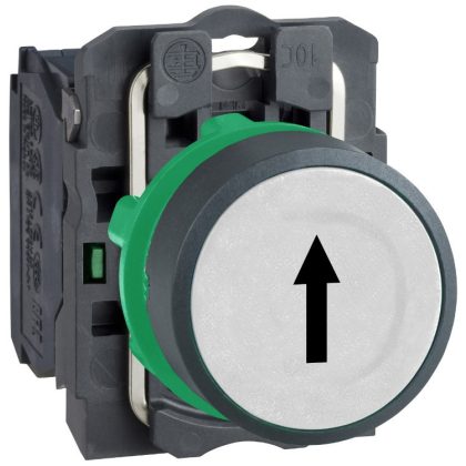 SCHNEIDER XB5AA3341 Komplett nyomógomb, fehér