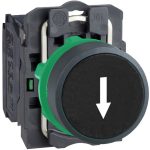 SCHNEIDER XB5AA3351 Komplett nyomógomb, fekete