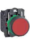 SCHNEIDER XB5AA42 Komplett nyomógomb, piros