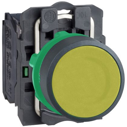SCHNEIDER XB5AA51 Komplett nyomógomb, sárga