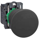 SCHNEIDER XB5AC21 Komplett gombafejű nyomógomb fekete