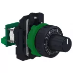   SCHNEIDER XB5AD912R10K Harmony komplett műanyag potencióméter, Ø22, 10 kOhm