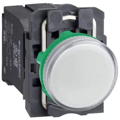 SCHNEIDER XB5AV41 Jelzőlámpa+transzformátor, fehér