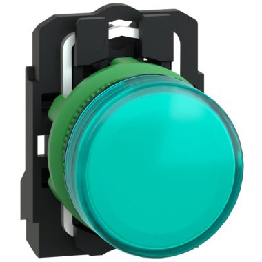 SCHNEIDER XB5AVG3 LED-es jelzőlámpa aljzat zöld, 110V