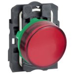 SCHNEIDER XB5AVM4 LED-es jelzőlámpa, piros, 230V