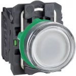 SCHNEIDER XB5AW31M5 LED-es világító nyomógomb, fehér, 230V