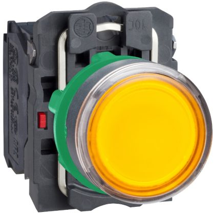   SCHNEIDER XB5AW35B5 LED-es világító nyomógomb, sárga, 24V