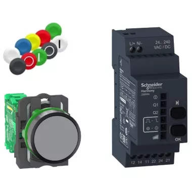 SCHNEIDER XB5RFA02 Vezeték nélküli nyomógomb kit XB5 programozható