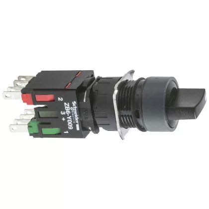   SCHNEIDER XB6AD221B Választókapcsoló kerek 2 állású N/O