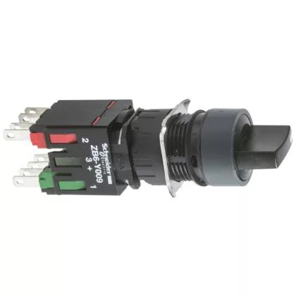   SCHNEIDER XB6AD235B Választókapcsoló kerek 2 állású NO+NC