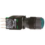 SCHNEIDER XB6AF3B1B Világító nyomógomb, kerek, zöld