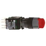 SCHNEIDER XB6AL42B Nyomógomb 16mm piros (kiálló)