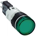 SCHNEIDER XB6AV3BB Komplett jelzőlámpa, kerek, zöld