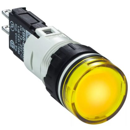 SCHNEIDER XB6AV5BB Komplett jelzőlámpa, kerek, sárga