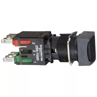 SCHNEIDER XB6CA25B Komplett nyomógomb, fekete