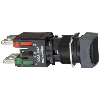 SCHNEIDER XB6CA25B Komplett nyomógomb, fekete