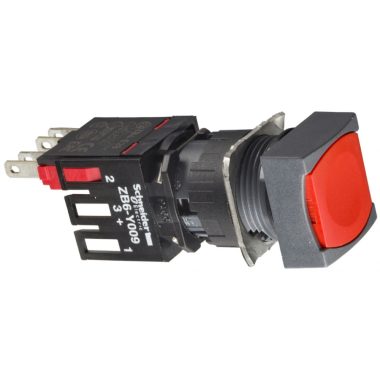 SCHNEIDER XB6CA45B Nyomógomb piros NO/NC