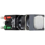 SCHNEIDER XB6CW1B1B Világító nyomógomb, szögletes, fehér