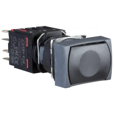 SCHNEIDER XB6DA22B Komplett nyomógomb, fekete