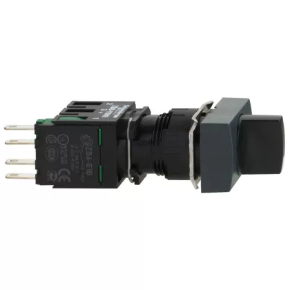   SCHNEIDER XB6DD221B Választókapcsoló, 2 állású, szögletes