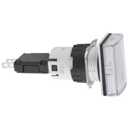 SCHNEIDER XB6DV1BB Komplett jelzőlámpa, szögletes, fehér