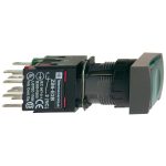 SCHNEIDER XB6DW3B1B Világító nyomógomb, zöld N/O