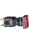 SCHNEIDER XB6DW4B5B Világító nyomógomb, téglalap piros N/O+N/C