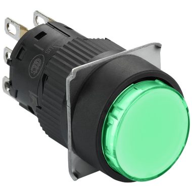 SCHNEIDER XB6EAA31P Nyomógomb kerek zöld NO IP65