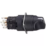   SCHNEIDER XB6EAD222P Harmony XB6 kerek, fekete választókapcsoló Ø16-kiálló kar 2 állású-2CO