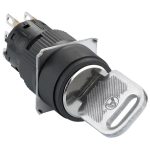   SCHNEIDER XB6EAG221P Kulcsos választókapcsoló, kerek, 2 állású, NO + NC