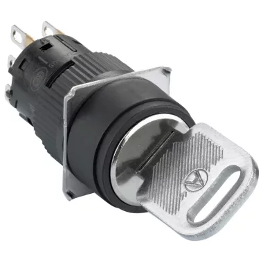 SCHNEIDER XB6EAG221P Kulcsos választókapcsoló, kerek, 2 állású, NO + NC