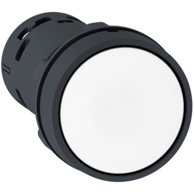 SCHNEIDER XB7NA15 Harmony XB7 monolitikus Ø22 nyomógomb, visszatérő, 1NO+1NC, fehér