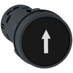   SCHNEIDER XB7NA21341 Nyomógomb fekete - fehér felfelé nyíl 1NO