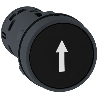   SCHNEIDER XB7NA21341 Nyomógomb fekete - fehér felfelé nyíl 1NO