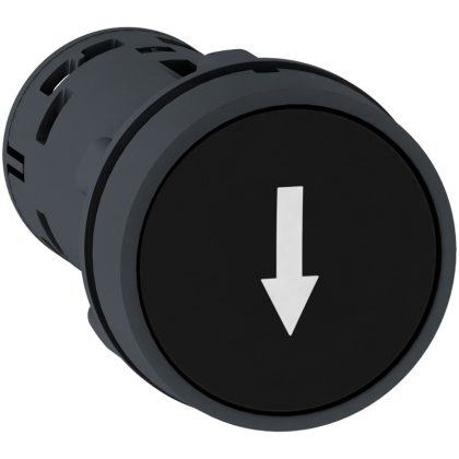   SCHNEIDER XB7NA21343 Nyomógomb fekete-fehér lefelé nyíl 1NO