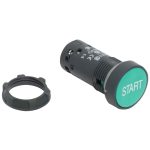 SCHNEIDER XB7NA3133 Rugós visszatérítésű nyomógomb zöld 1NO, fehér, I jellel