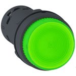 SCHNEIDER XB7NW33B1 Világító nyomógomb LED, 1NO, zöld