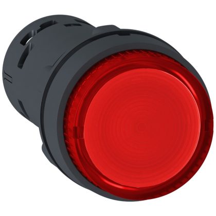   SCHNEIDER XB7NW34B1 világító nyomógomb - LED - visszaálló -1NO - piros - 24V
