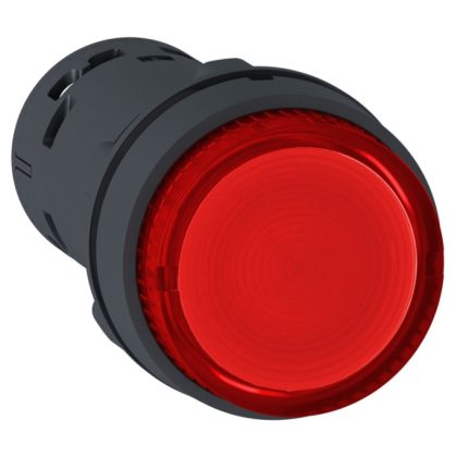   SCHNEIDER XB7NW34B2 világító nyomógomb - LED - visszaálló -1NC - piros - 24V