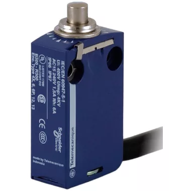 SCHNEIDER XCMD2110L1 Fém nyomófejjel, miniatűr, fémházas, kábeles