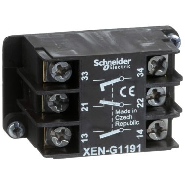 SCHNEIDER XENG1191 Szimpla, 2-sebességes , lassú kioldású, N/C+N/O+N/O