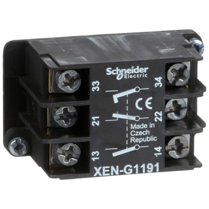   SCHNEIDER XENG1191 Szimpla, 2-sebességes , lassú kioldású, N/C+N/O+N/O