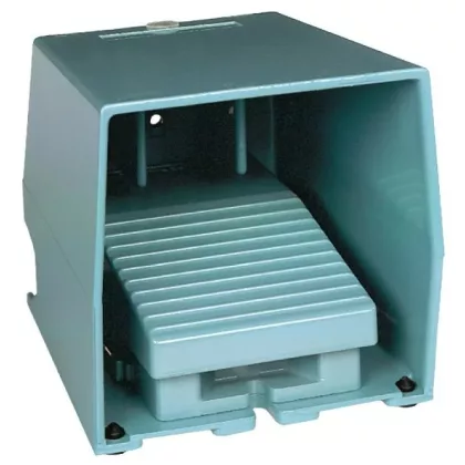   SCHNEIDER XPEM611 Pedál, fém, kék, 2N/C+N/O, burkolt, 2 fokozat