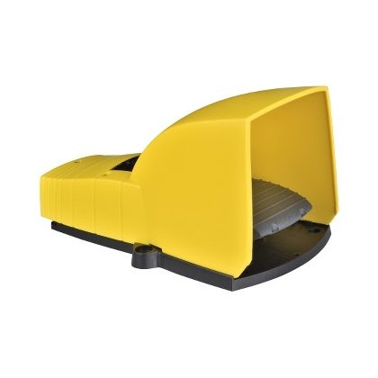   SCHNEIDER XPEY311 Harmony XPE lábkapcsoló, 1 fokozatú, 1NO+2NC, védőtetővel, műanyag, sárga