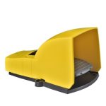   SCHNEIDER XPEY511 Harmony XPE lábkapcsoló, 1 fokozatú, 2NO+1NC, védőtetővel, műanyag, kioldóval, sárga