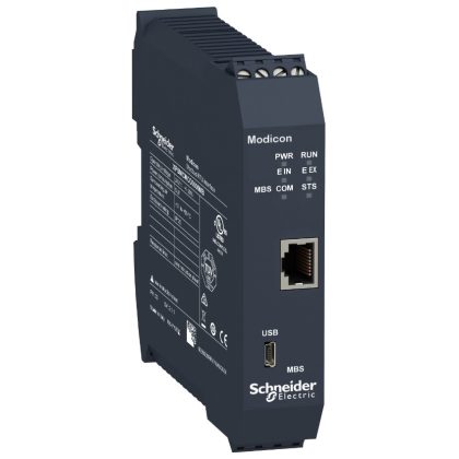   SCHNEIDER XPSMCMCO0000MB Preventa XPS MCM biztonsági vezérlő, kommunikációs modul, Modbus RTU, 1xRJ45, csavaros